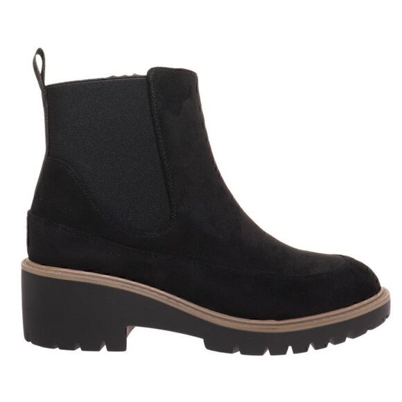 KENSIE Women Kayla Suede Boot In Black - Picture 1 of 5